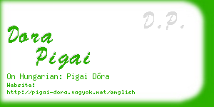dora pigai business card