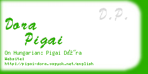 dora pigai business card